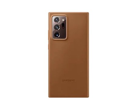 Кожен кейс Leather Cover за Samsung Galaxy Note 20 Ultra - Brown