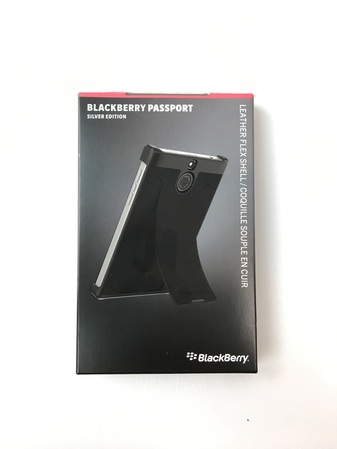 Leather flex shell за Blackberry Passport Silver Edition