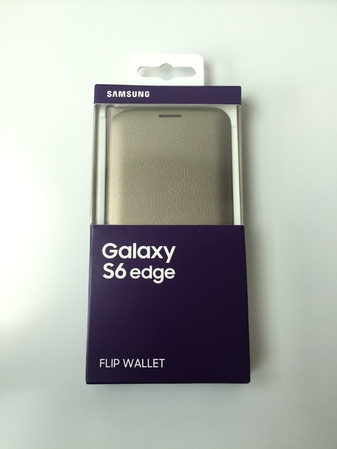 Flip wallet Cover за Galaxy S6 edge кожа