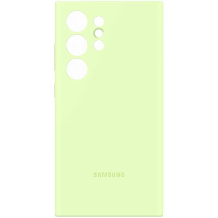 Silicone Case калъф за Samsung Galaxy S24 Ultra - Light Green