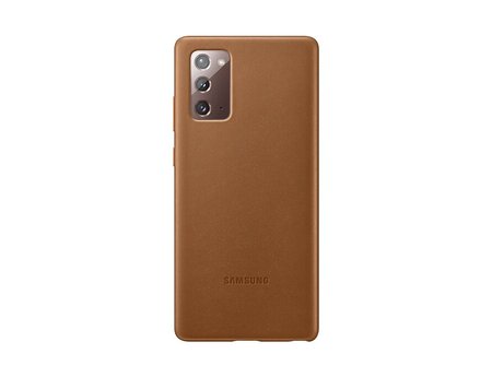 Кожен кейс Leather Cover за Samsung Galaxy Note 20 - brown