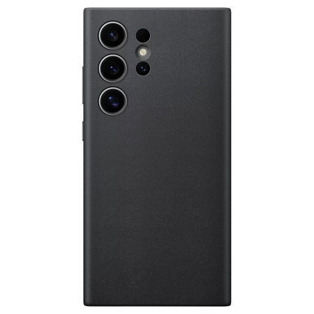 Vegan Leather Case калъф за Samsung Galaxy S24 Ultra - Black