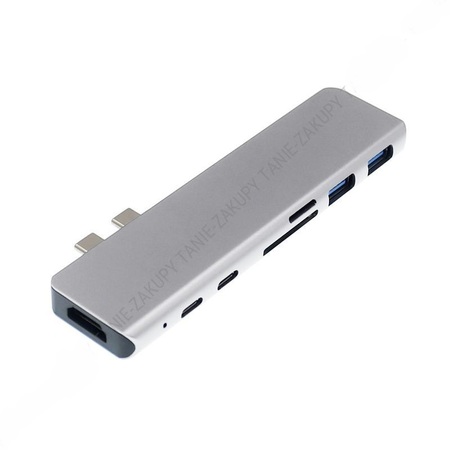 USB-C Multiport Adapter за Apple Macbook Pro 7 в 1 - Silver