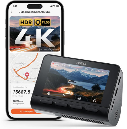 Видеорегистратор Xiaomi 70Mai Dash Cam 4K A800SE