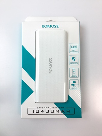 Power Bank батерия ROMOSS LED 10400 mAh