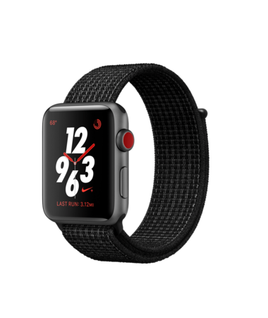 Apple Watch Gray Case with Black/Pure Nike Loop 42mm Series 3 GPS + Cellular