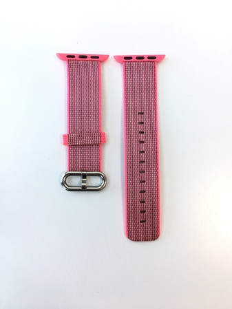 Каишка Apple Watch Pink Woven Nylon 38/40mm