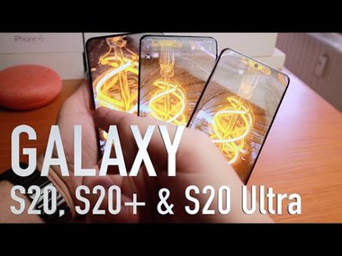 Galaxy S20, S20+ и S20 Ultra видео ревю