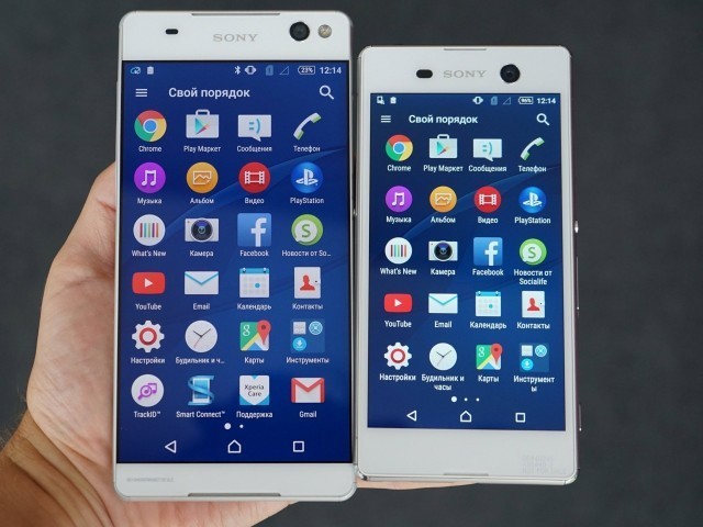 Снимки и характеристики на Xperia C5 Ultra и Xperia M5