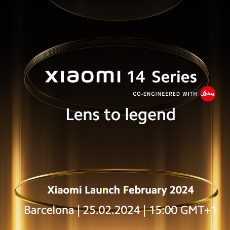 Официално! Глобалната премиера на Xiaomi 14 с Leica камери ще се състои на 25 февруари