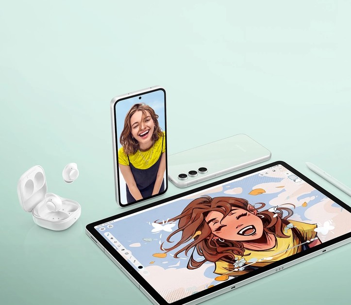 Повия се официална снимка на Samsung Galaxy S23 FE, Tab S9 FE и Buds FE