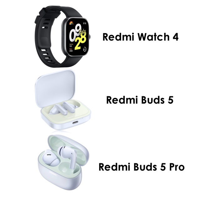 Xiaomi пуска Redmi Watch 4, Redmi Buds 5 и Redmi Buds 5 Pro в Европа
