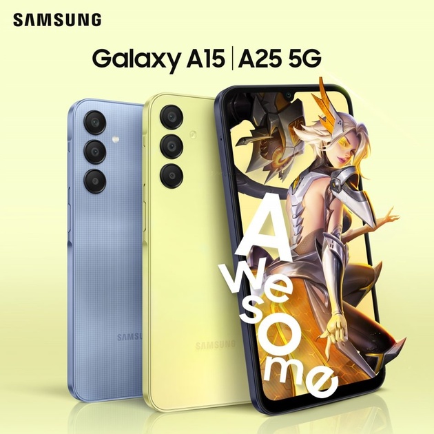 Samsung представи Galaxy A25 5G и Galaxy A15 в 4G и 5G версии