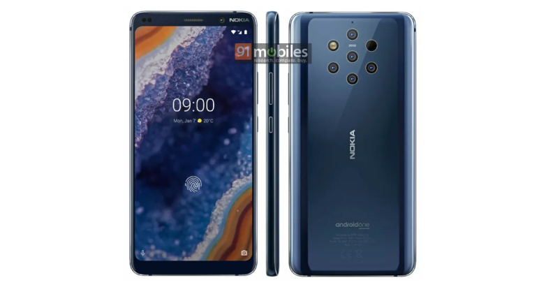 Изтече официален рендър на Nokia 9 PureView