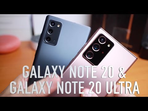 Galaxy Note 20 и Galaxy Note 20 Ultra видео ревю